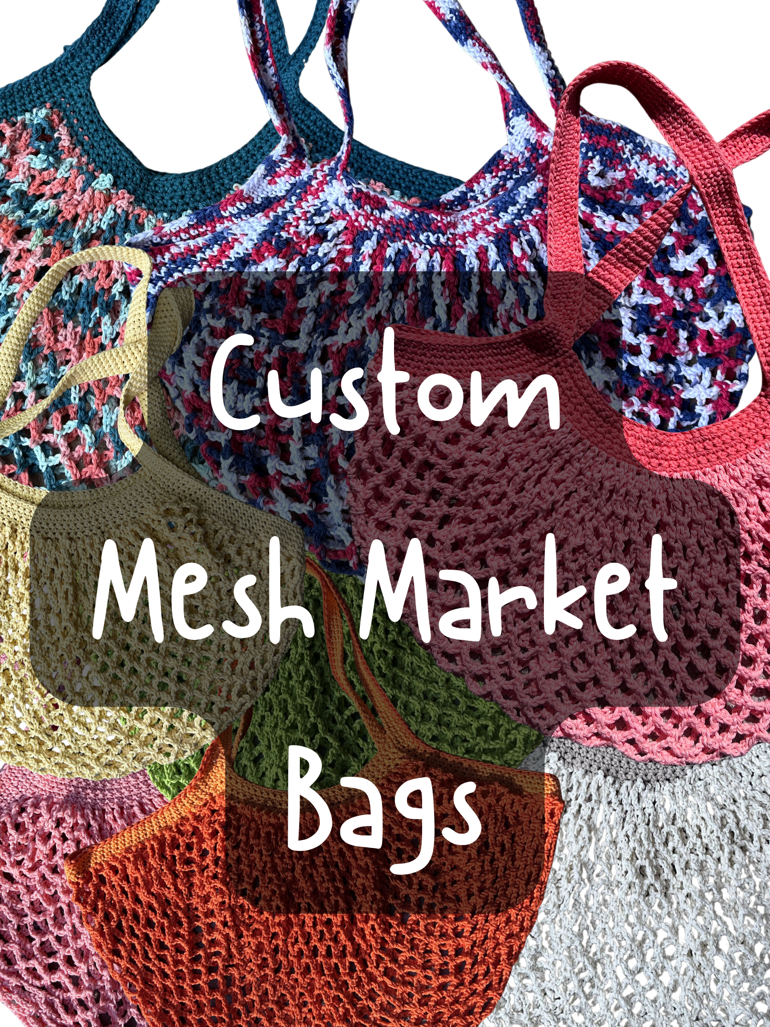 Custom Mesh Market Bag
