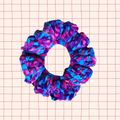 Bi-Pride Velvet Scrunchie