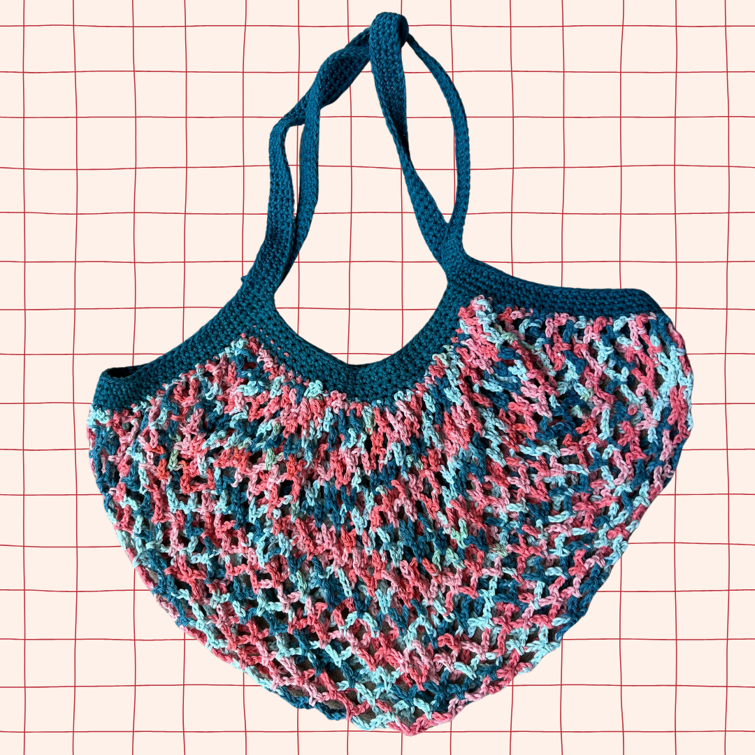 Coral Sea Mesh Market Bag