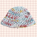 Marbled Granny Stitch Bucket Hat