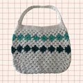 White Granny Stitch Bag