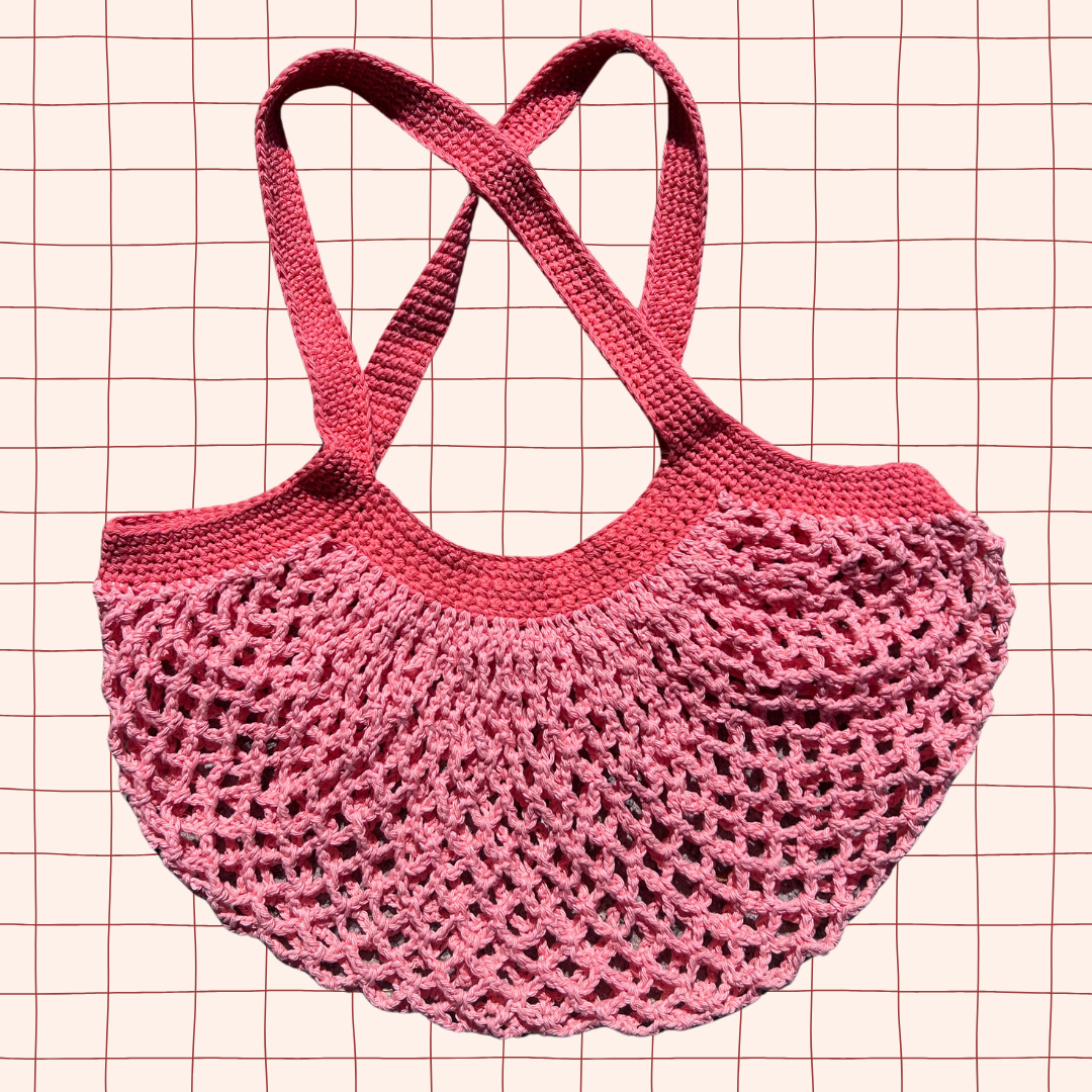 Coral Mesh Market Bag