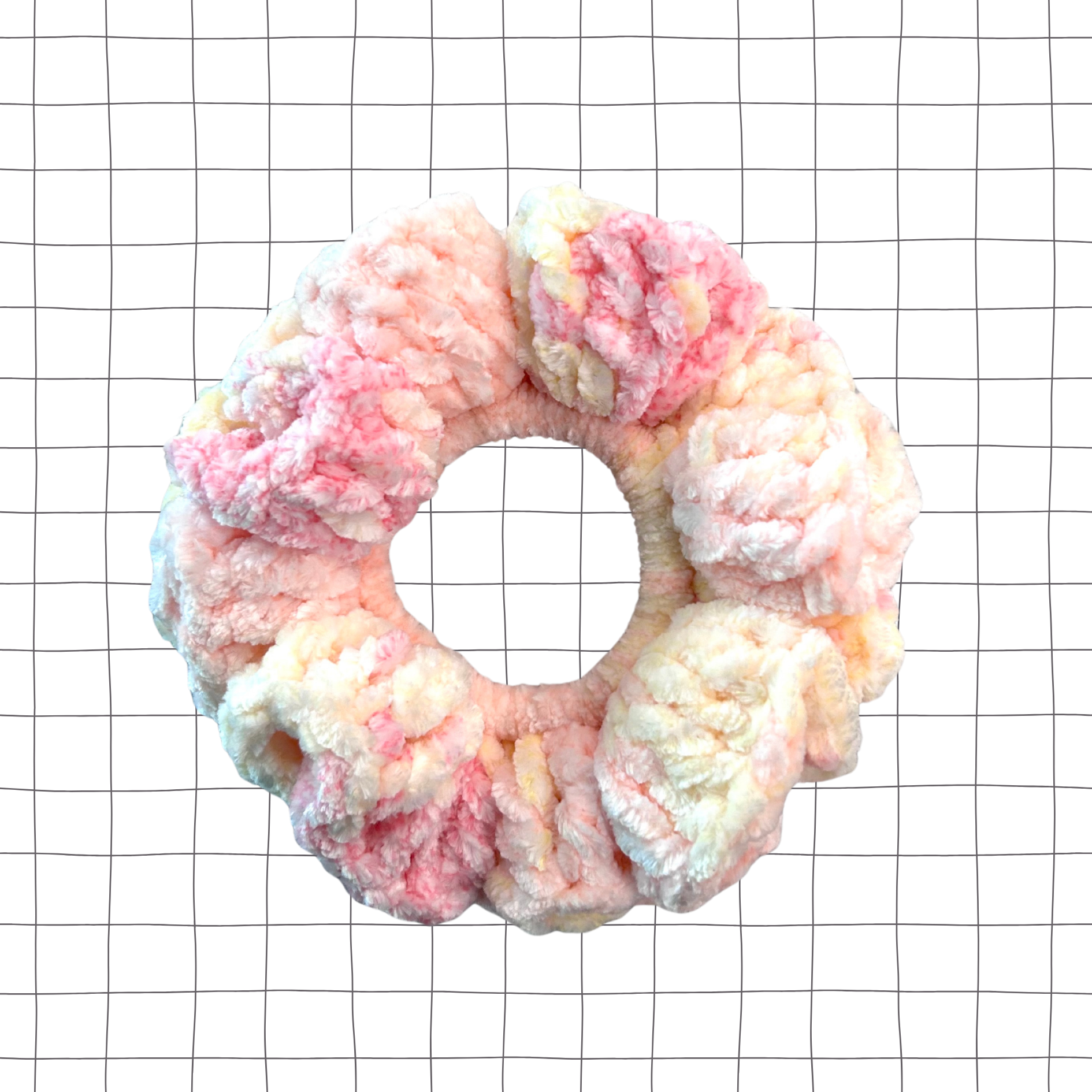 Patterned Velvet Scrunchie